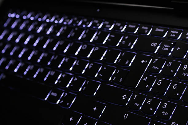 istock illuminated keyboard with LEDs highlighting the letters 2243099195