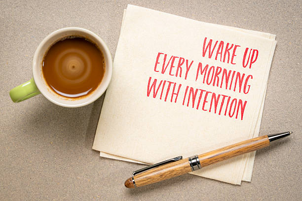 istock Wake up every morning with intention,  starting the morning with 2243099680