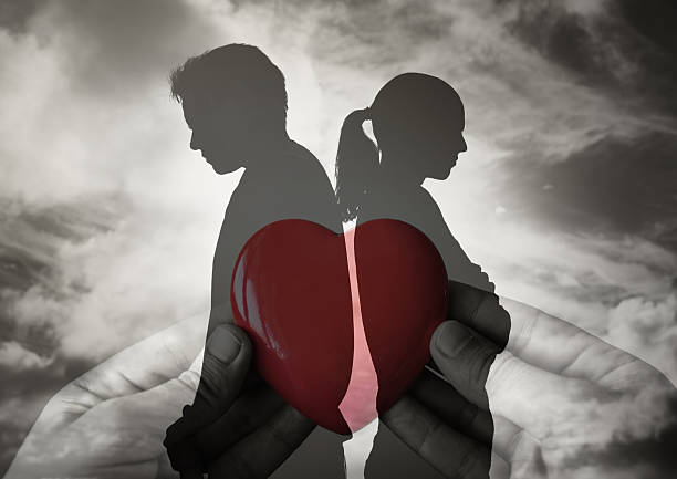 istock Couple divorce, relationship marriage breakup concept. 2243102232