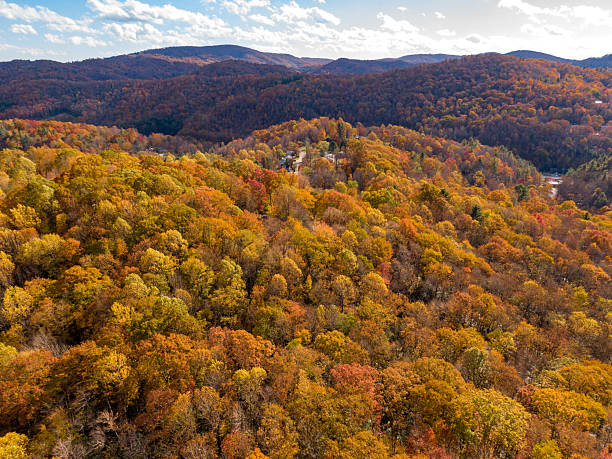 istock Vibrant Fall Foliage Surrounds Appalachian State University Campus and Downtown Boone, North Carolina 2243104123