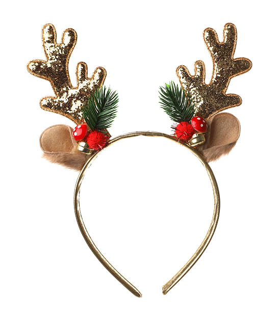 istock Reindeer headband isolated on white. Christmas costume accessory 2243111650