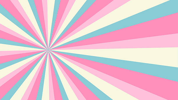 Colorful sun rays background for design template