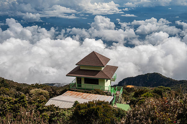 Mount Kinabalu is the tallest mountain in Malaysia and Borneo.