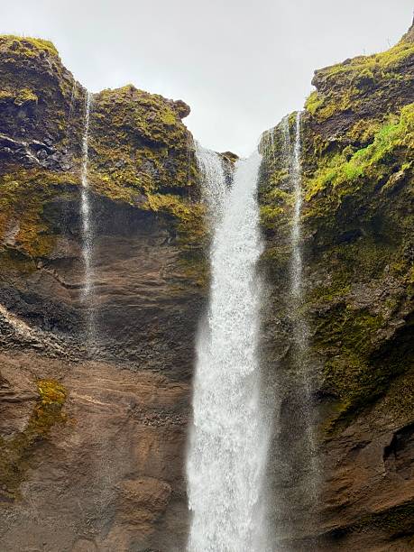 istock Kvernufoss Waterfall behind the Cliff, Hidden Cave View, South Iceland 2243155294