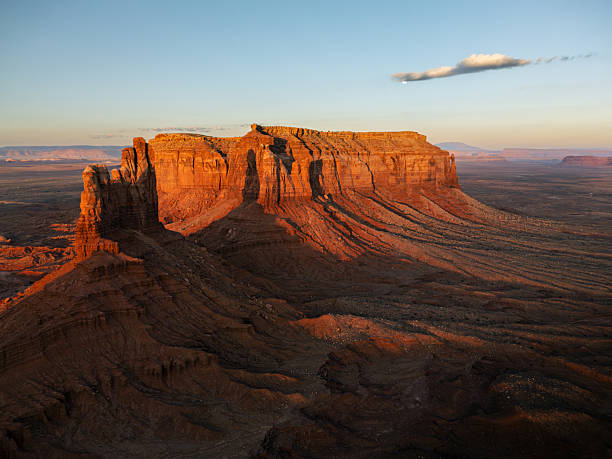 istock High-resolution drone shot of Monument Valley at sunrise 2243159883
