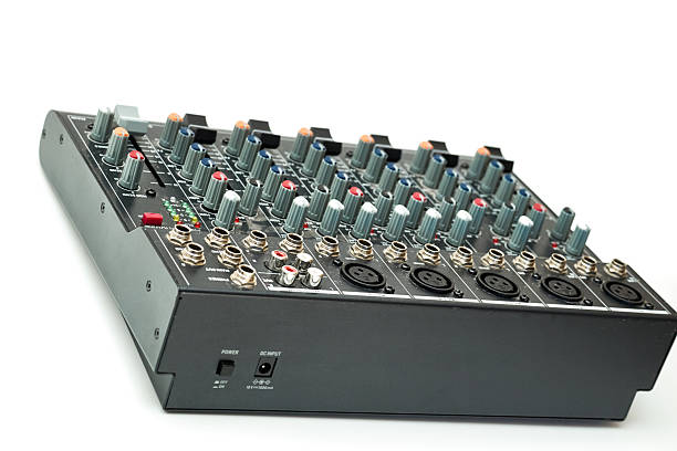 istock Audio equipment.Mixing console for controlling volume,frequencies 2243169527