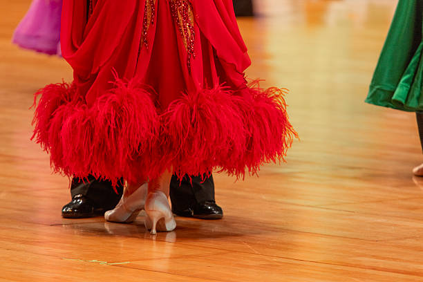 istock Unknown ballroom dancers feet 2243180680