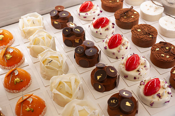 istock Appetizing iced cakes and pastries 2243181312