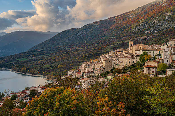 istock Barrea and its lake. Abruzzo. Spectacular autumn panorama 2243183676