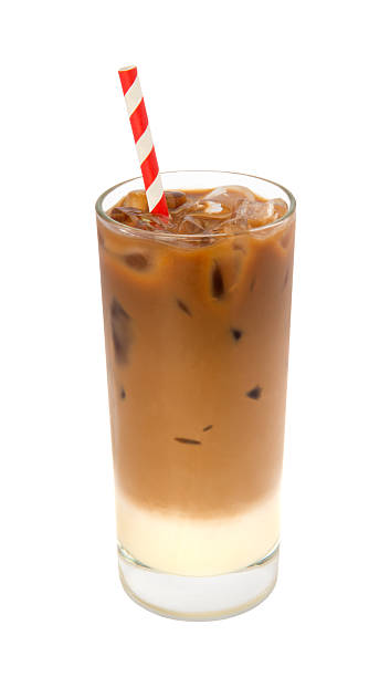 istock Iced coffee mocha isolated on white background. 2243184093