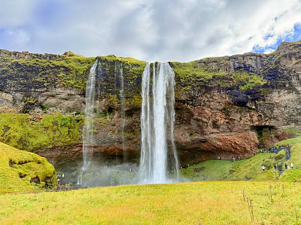 istock Seljalandsfoss Waterfall, South Iceland, Famous for Walking Behind the Falls 2243184268