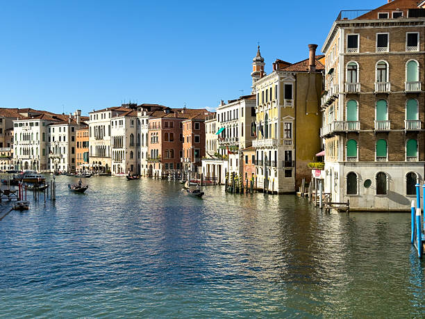 istock Gondolas on the Grand Canal in Venice on a sunny day 2243192386