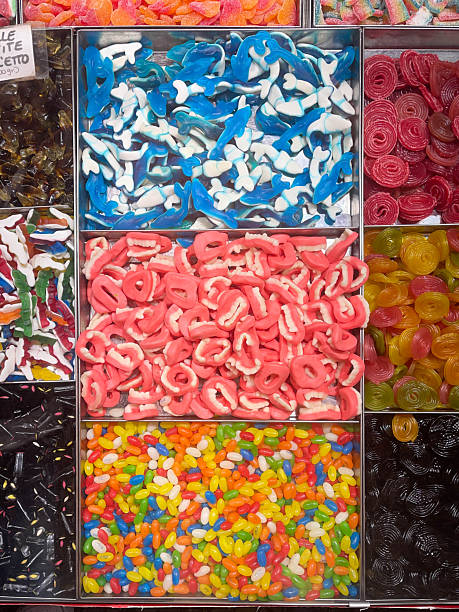 istock Soft candies at an Italian fair kiosk 2243193852