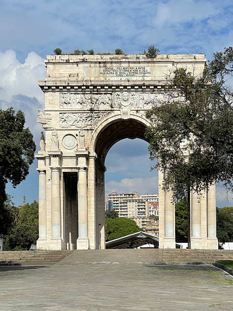 istock Victory Arch Monument, Genova Italy 2243193881
