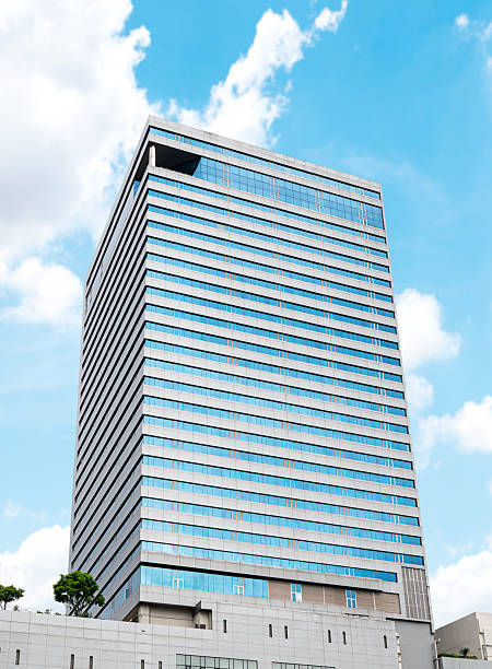 istock Modern building cityscape view with blue sky background 2243194655