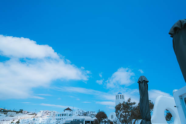 Beautiful landscape of Santorini in Greece.
