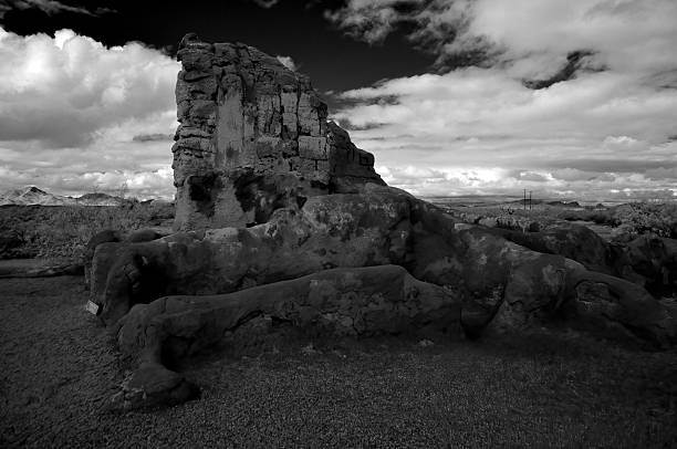 istock Casa Grande National Monument Black and White 2243205955