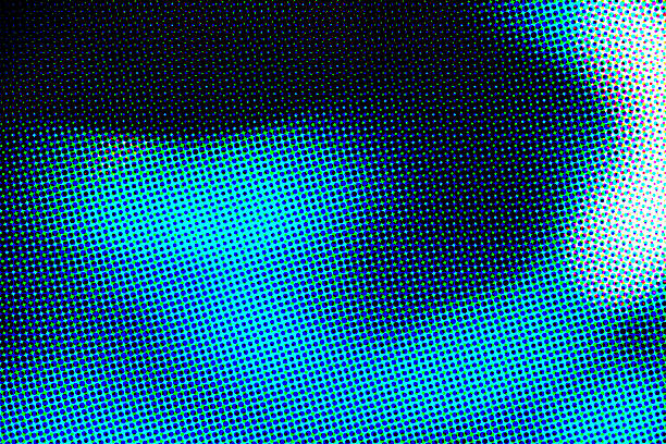 istock Artistic background wallpaper with color halftone effect 2243210281