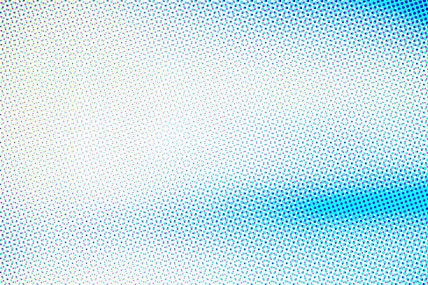 istock Artistic background wallpaper with color halftone effect 2243210302