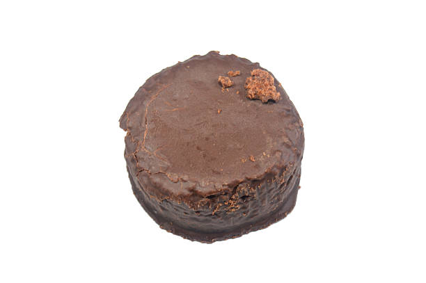 istock a chocolate cake, a cake flavored with melted chocolate, cocoa powder and coated with chocolate and filled with a cream fillings, Chocolate brownie 2243216390