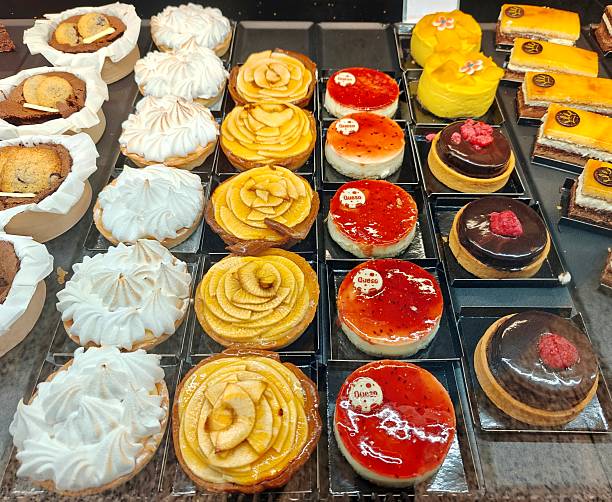 istock Cakes of different shapes and colors 2243221435
