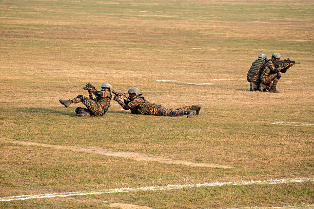 Kolkata, India 16th December 2024 : Indian army showing their efficiency in front of public during celebration of \