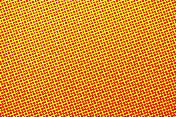 Artistic background wallpaper with color halftone effect