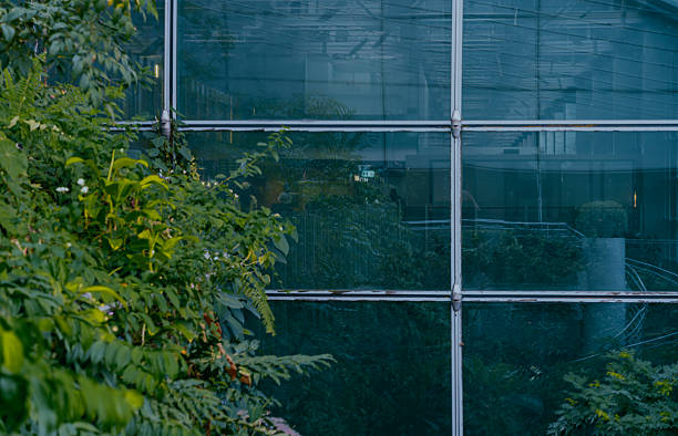 Sustainable modern and ecological architecture.