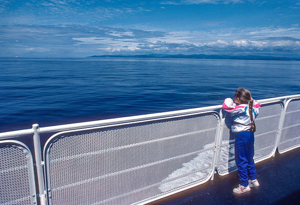 Coho Ferry - Girl on the Deck - 1989
