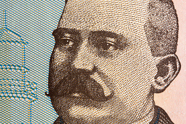 istock Grigore Antipa a closeup portrait from old Romanian money 2243243632