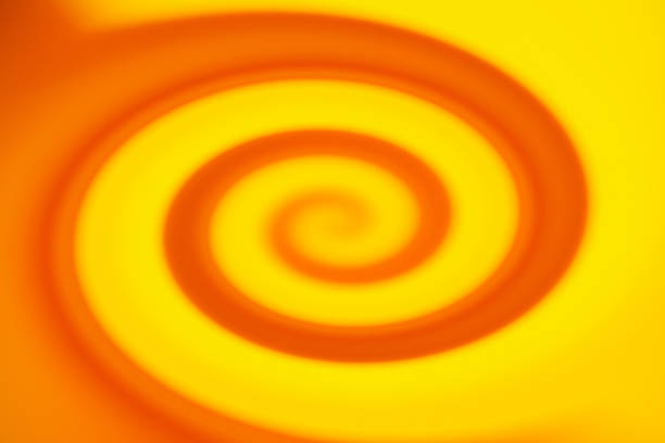 3d illustration of a portal from a circle,  walkway  A close-up of a colorful  tunnel.
