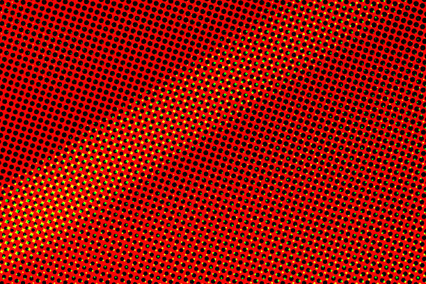Artistic background wallpaper with color halftone effect