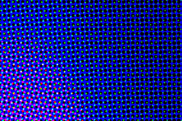 istock Artistic background wallpaper with color halftone effect 2243251111
