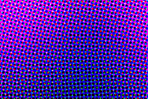 istock Artistic background wallpaper with color halftone effect 2243251651