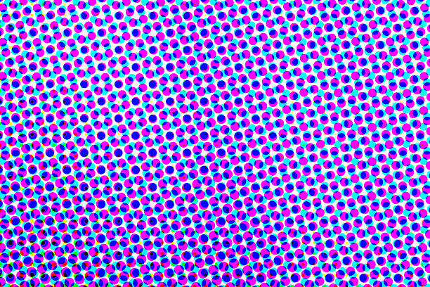 istock Artistic background wallpaper with color halftone effect 2243251806