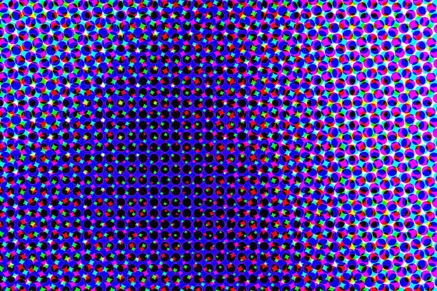 istock Artistic background wallpaper with color halftone effect 2243251807