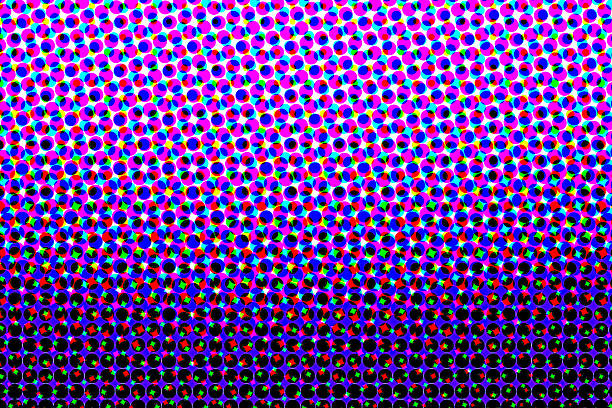 istock Artistic background wallpaper with color halftone effect 2243251808