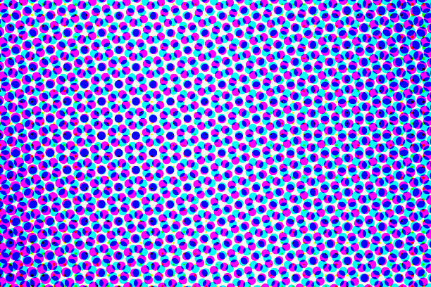 Artistic background wallpaper with color halftone effect