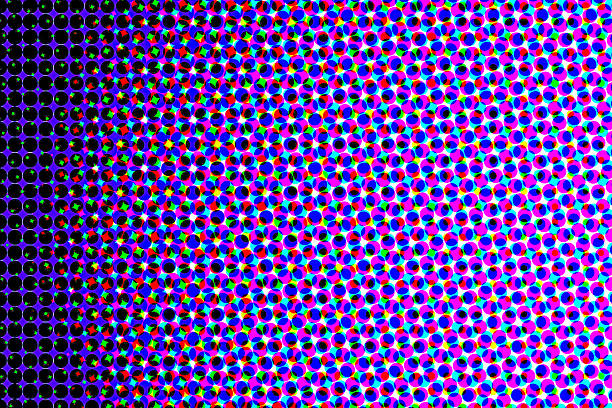 istock Artistic background wallpaper with color halftone effect 2243251986