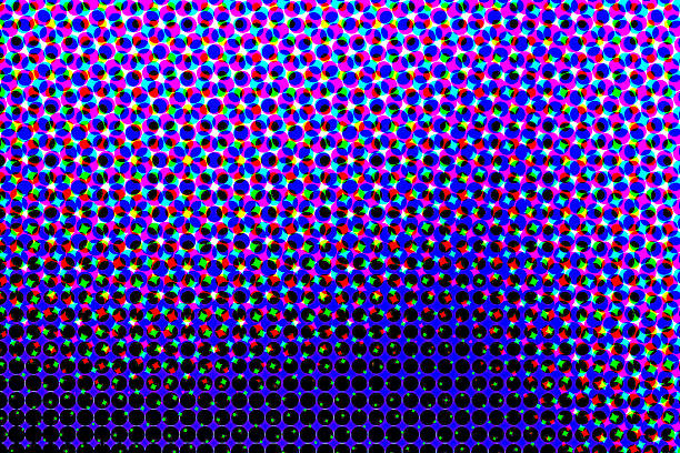 istock Artistic background wallpaper with color halftone effect 2243252174