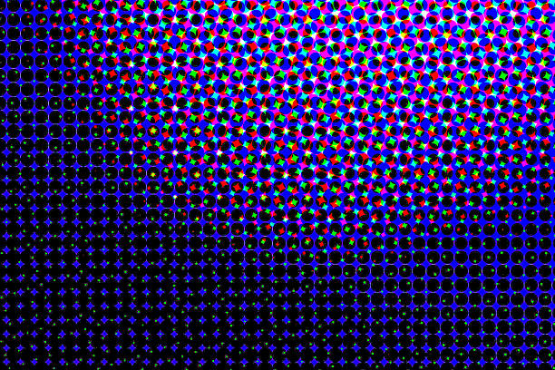 istock Artistic background wallpaper with color halftone effect 2243252180