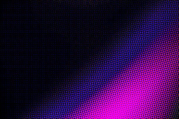 istock Artistic background wallpaper with color halftone effect 2243252215