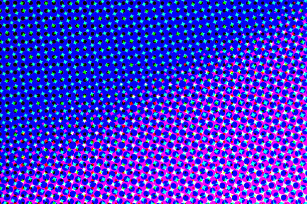 istock Artistic background wallpaper with color halftone effect 2243252267