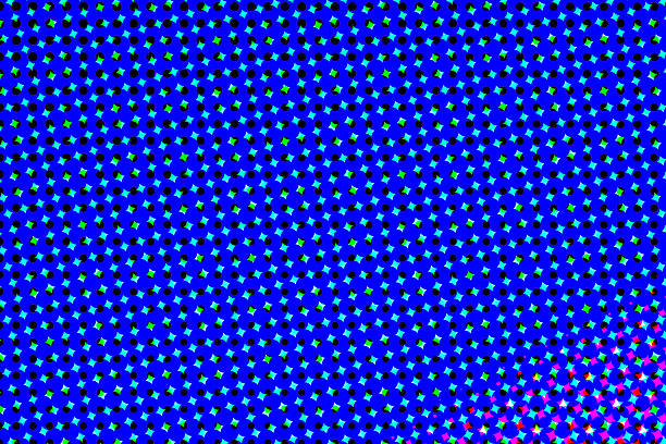 Artistic background wallpaper with color halftone effect