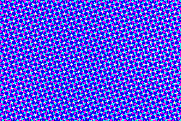 Artistic background wallpaper with color halftone effect