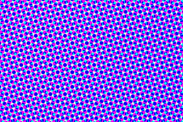 Artistic background wallpaper with color halftone effect