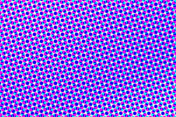 istock Artistic background wallpaper with color halftone effect 2243253164