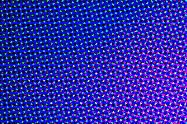 istock Artistic background wallpaper with color halftone effect 2243253382