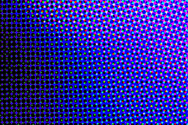 istock Artistic background wallpaper with color halftone effect 2243253815