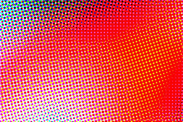 istock Artistic background wallpaper with color halftone effect 2243256323